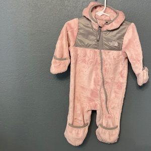 SOLD The North Face Fleece Snowsuit 3-6Months